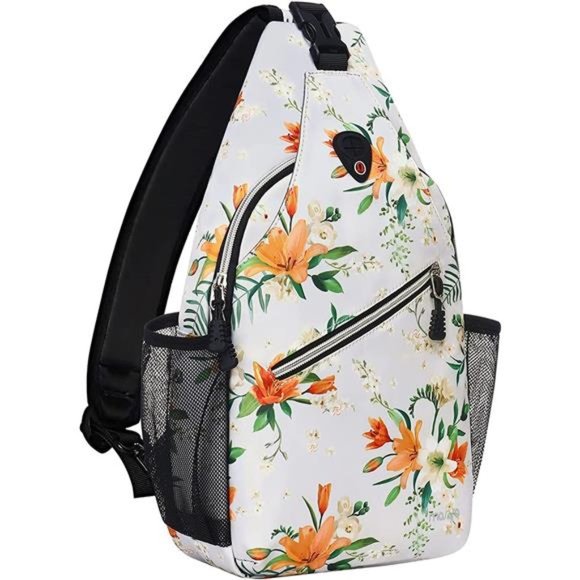 MOSISO Sling Backpack, Multipurpose Hiking Daypack Rope Crossbody Shoulder Bag main image 6